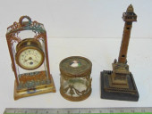 3 PIECE BRONZE, BRASS LOT, CRY