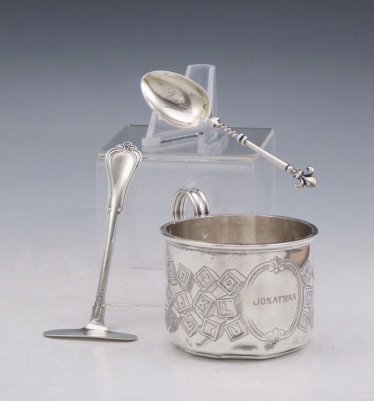 3 PIECE CHILDS STERLING CUP