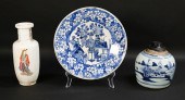 3 PIECE CHINESE PORCELAIN LOT3