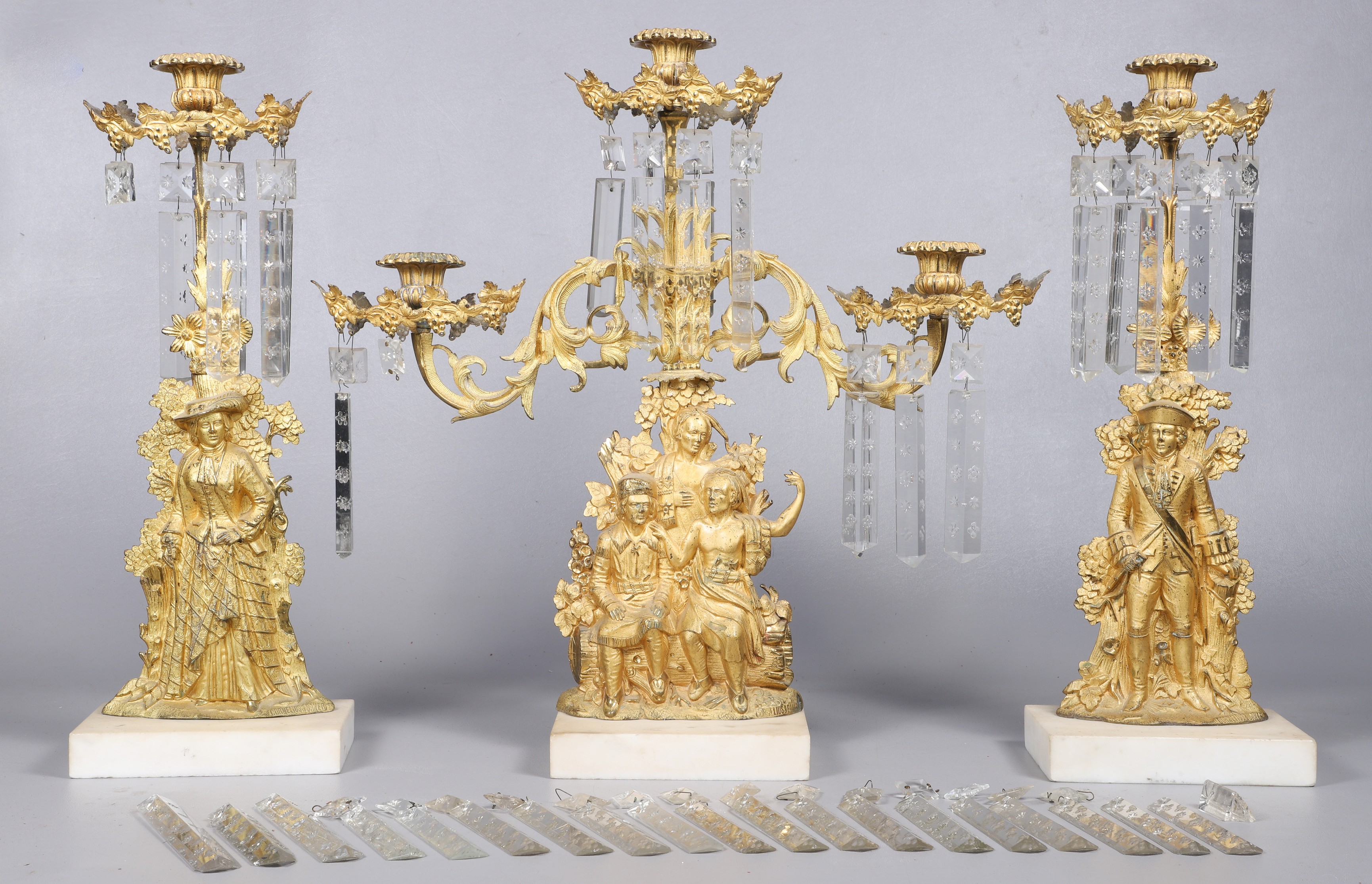 3-Piece Cornelius & Baker girandole