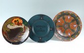 3 PIECE DUTCH GOUDA CHARGERS: