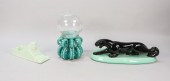 3 PIECE FIGURAL POTTERY GROUPI
