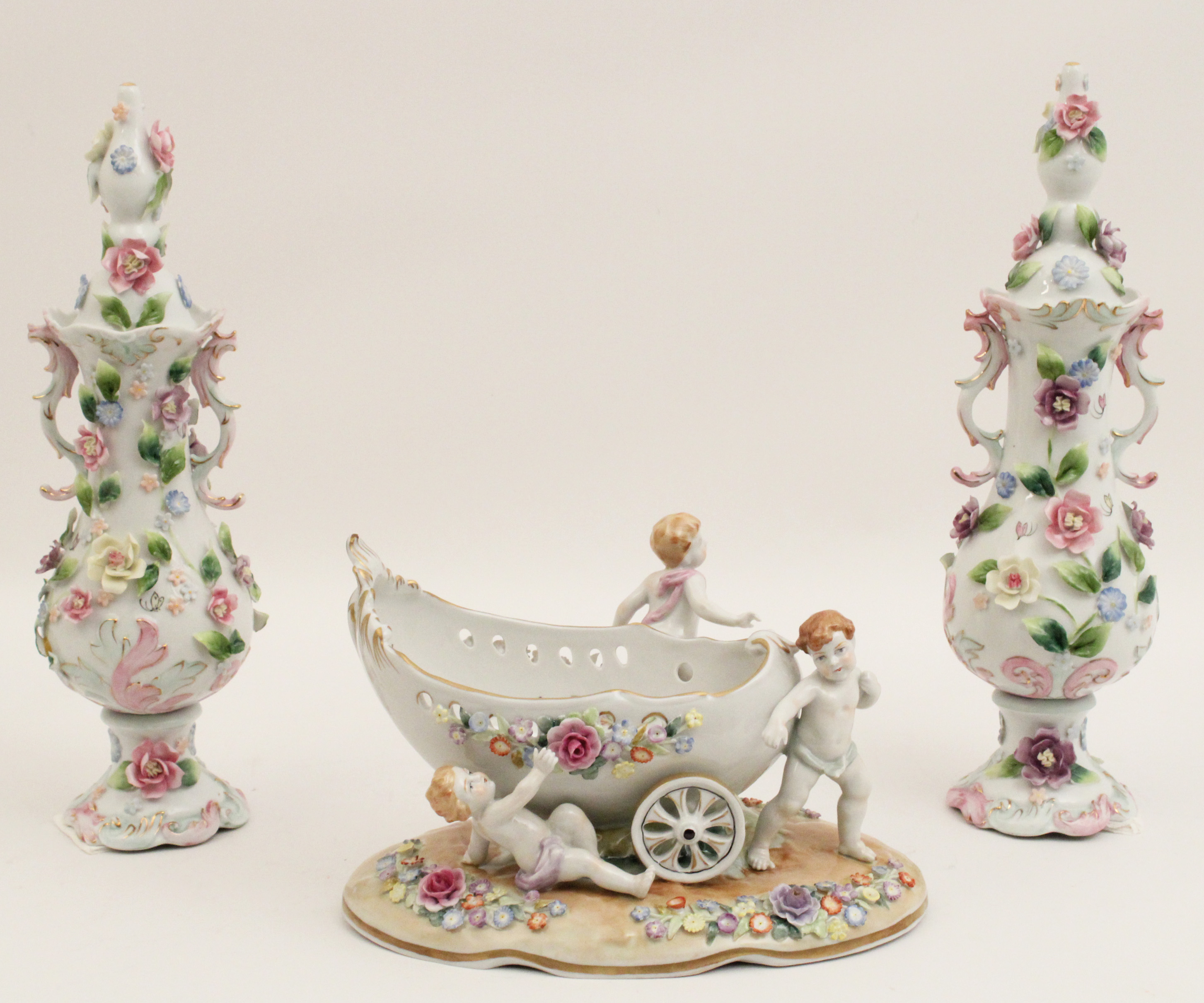 3 PIECE GERMAN PORCELAIN