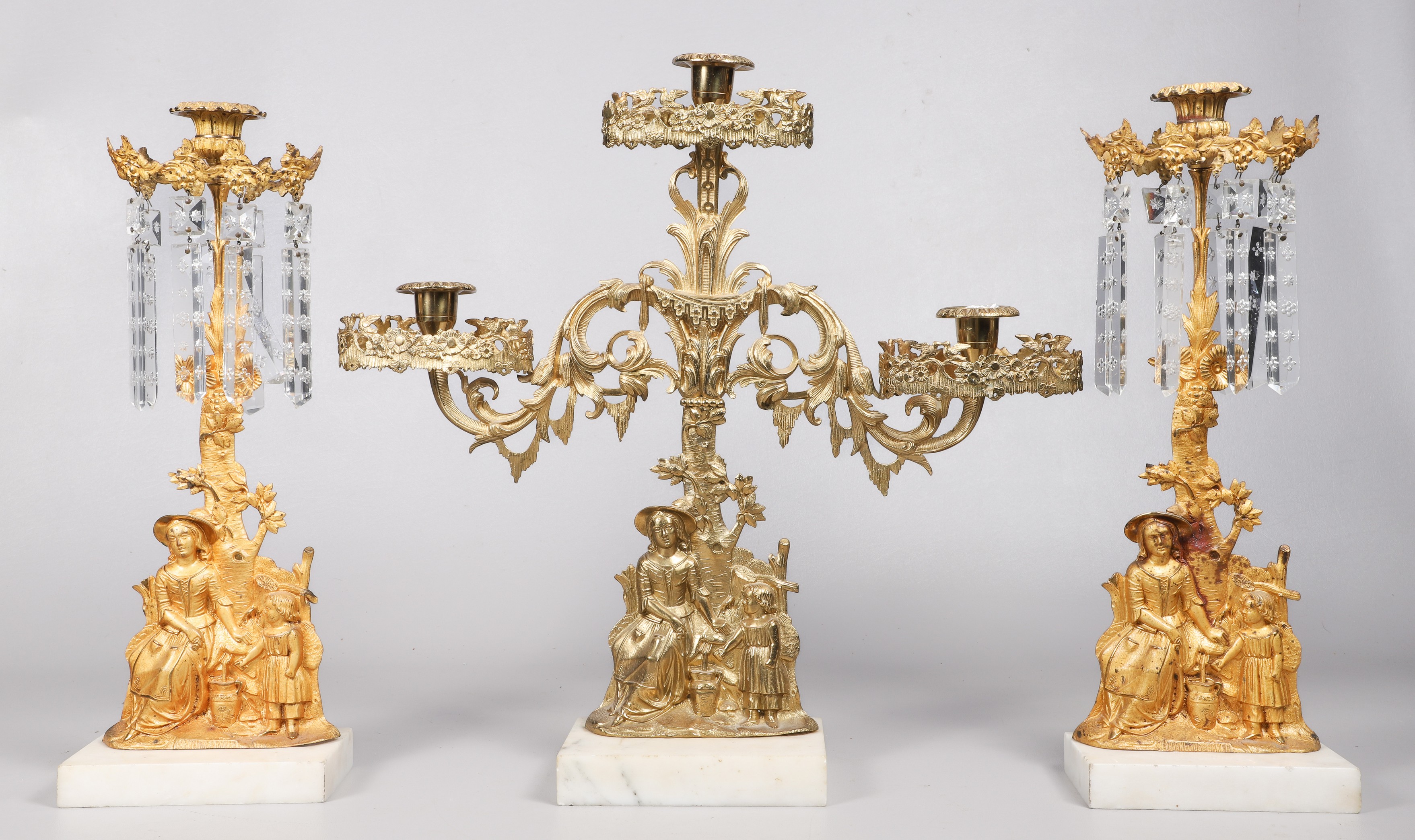 3-Piece girandole set, woman &