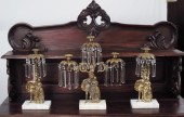 3 PIECE GIRONDOLE CANDLE STAND
