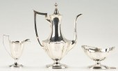 3 PIECE GORHAM PLYMOUTH STERLI