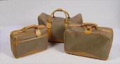 3 PIECE GUCCI LEATHER AND CANV