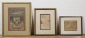 3 PIECE INDIAN ART LOT3 piece