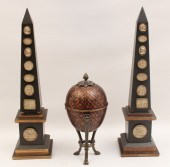 3 PIECE LOT OF DECORATIVE ARTS
