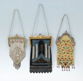 3 PIECE MANDALIAN MESH PURSES: