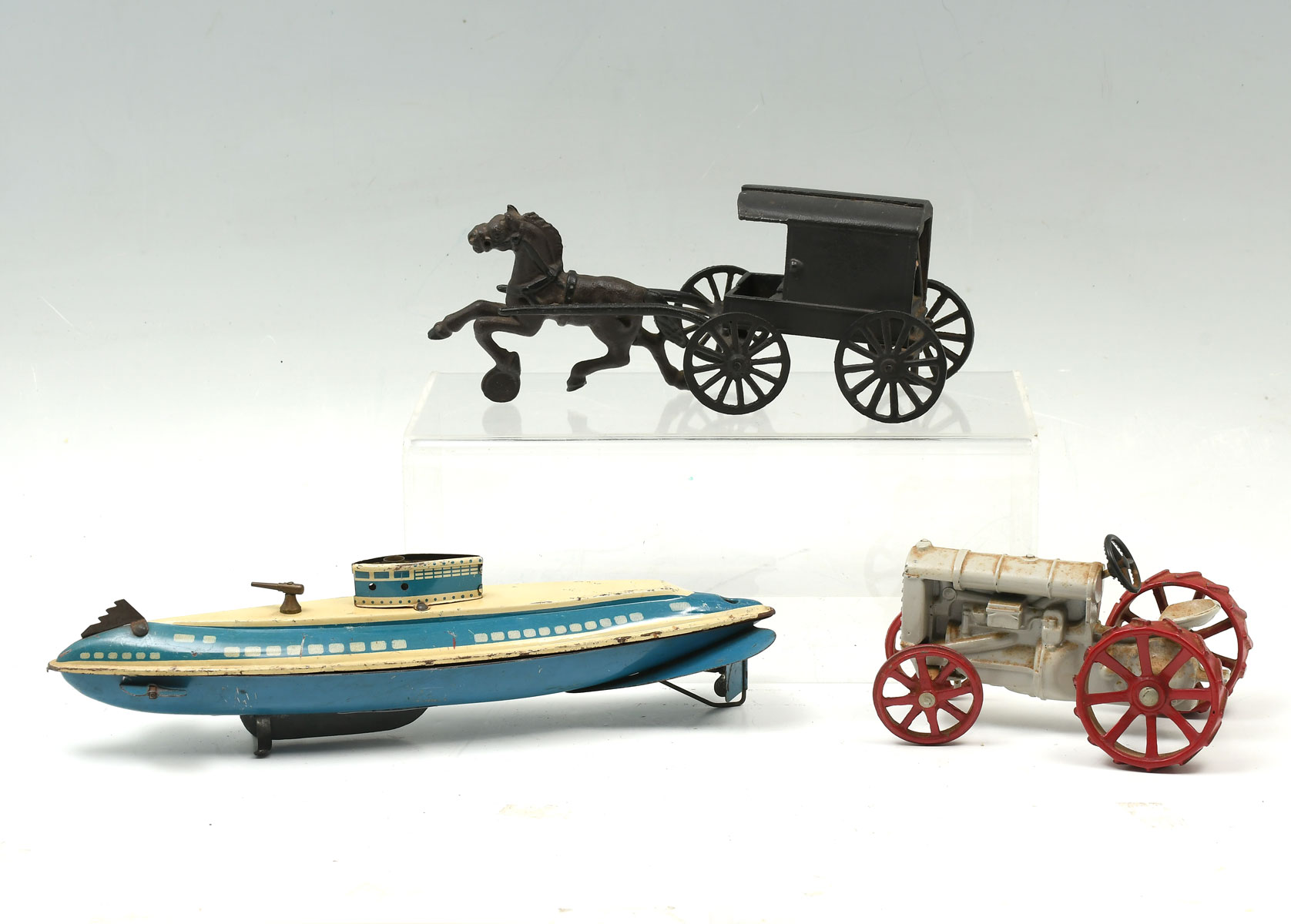 3 PIECE METAL TOY COLLECTION: