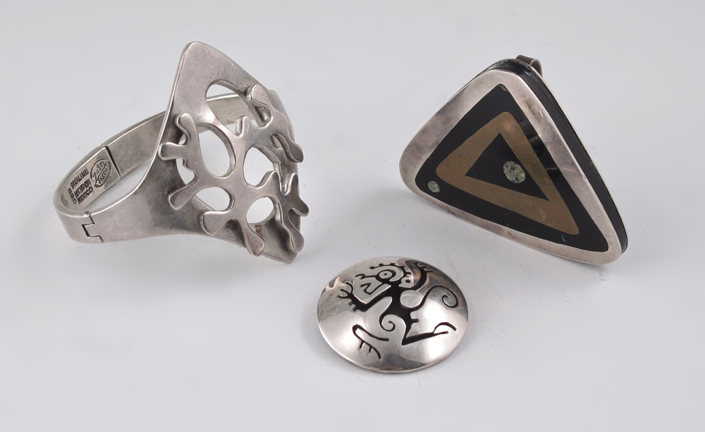 3 PIECE MEXICAN STERLING SILVER