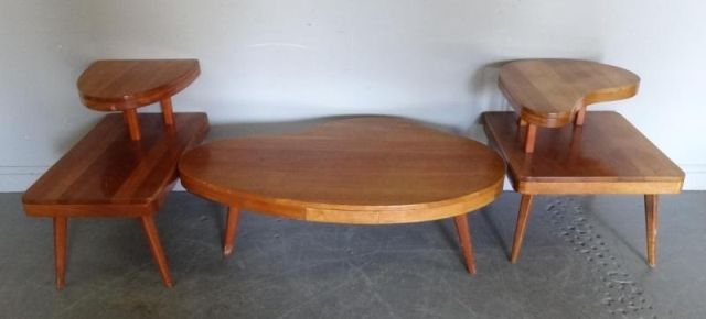 3 Piece Midcentury Sofa Set.From