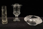 3 PIECE MISC. LOT OF FRENCH GL