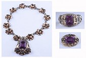 3 PIECE SILVER & 14K OVERLAY J