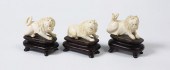 3 PIECE SINGAPORE CARVED IVORY