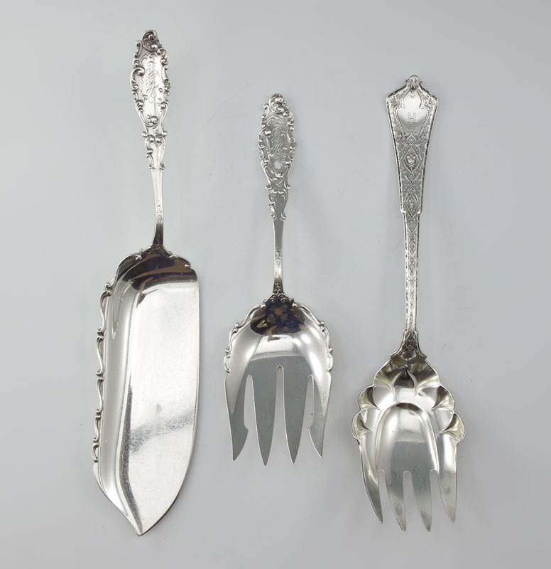 3 PIECE TIFFANY & GORHAM STERLING