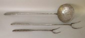 3 PIECE UTENSIL SET SIGNED AAR