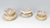 3 PIECE WAVECREST BOXES: 3 art