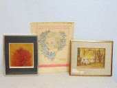 3 PIECES ART, DECO STYLE WATER