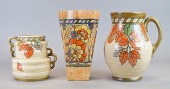 3 PIECES CHARLOTTE RHEAD FOR C