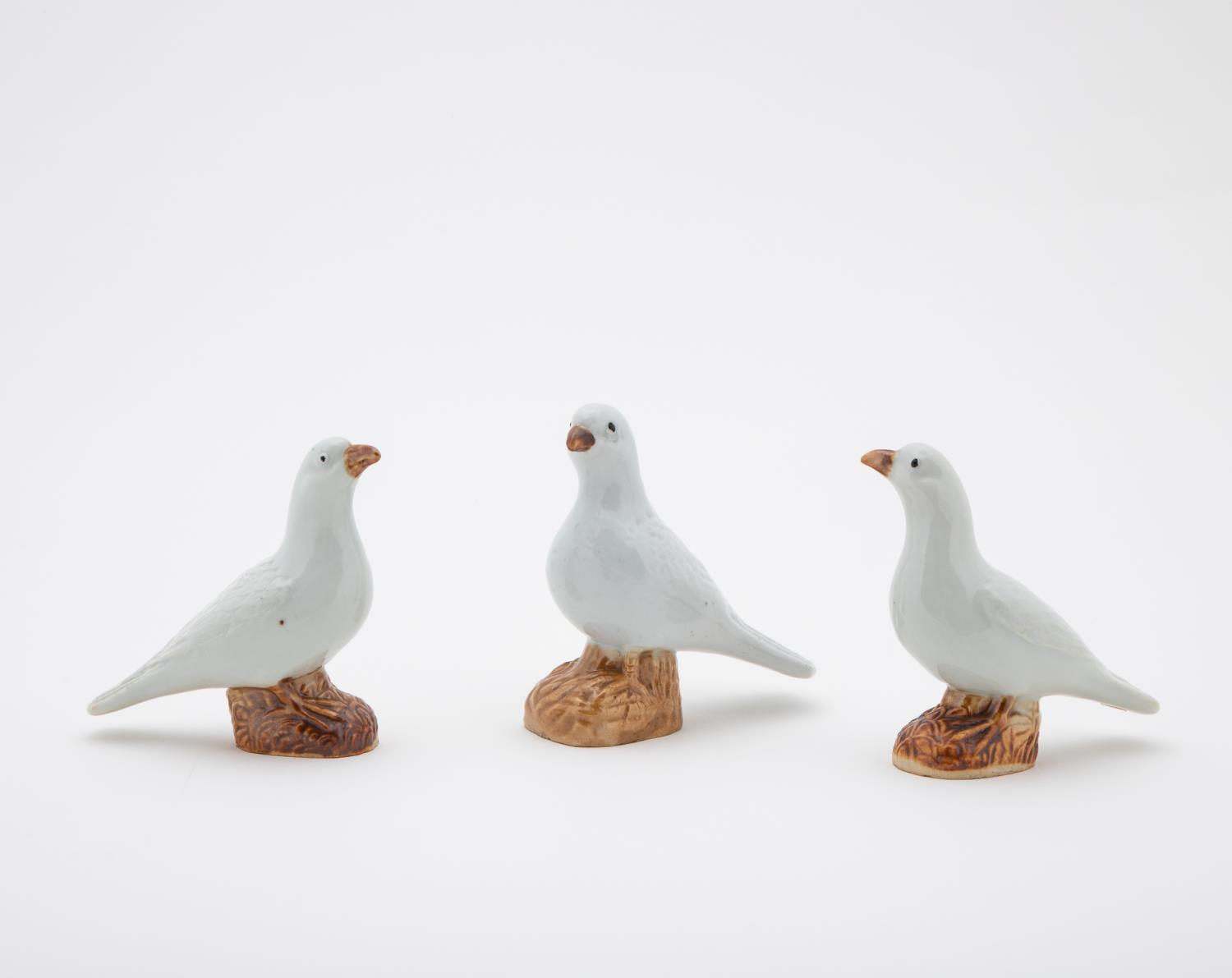 3 PIECES, CHINESE GLAZED