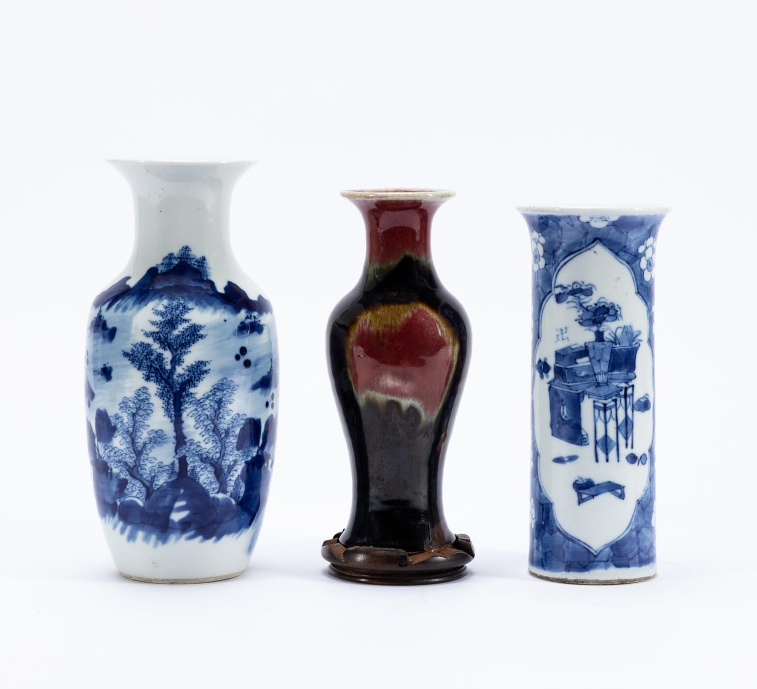 3 PIECES, CHINESE PORCELAIN
