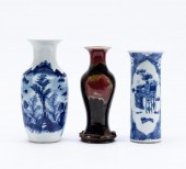 3 PIECES, CHINESE PORCELAIN VA