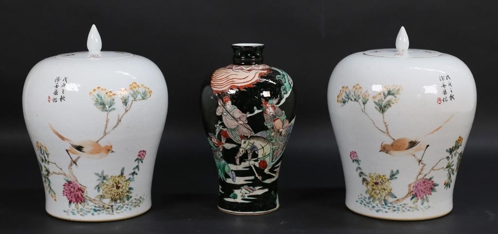 3 PIECES CHINESE PORCELAIN3