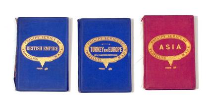 3 pieces.  Fold. Maps (Philips'