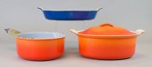3 PIECES LE CREUSET COOKWARE3