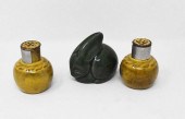 3 PIECES OF POTTERY3 pieces of