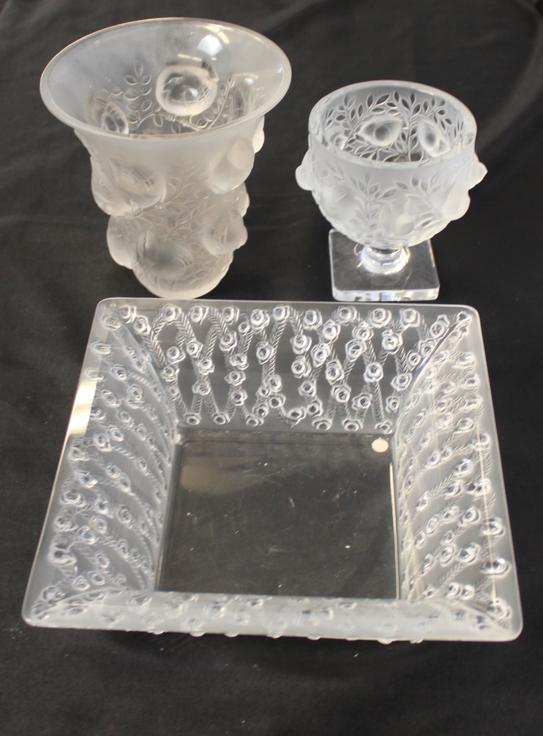 3 PIECES OF R. LALIQUE & LALIQUE