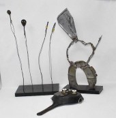3 PIECES OF RECYLED ART3 piece