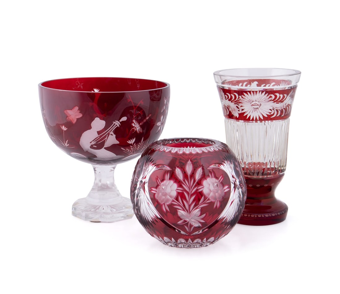 3 PIECES OF RUBY CUT TO CLEAR