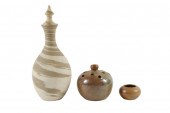 3 PIECES OF W. J. GORDY POTTER