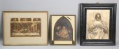 3 PIECES RELIGIOUS ARTWORKAfte