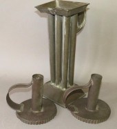 3 PIECES TINWARE RELATED TO CA