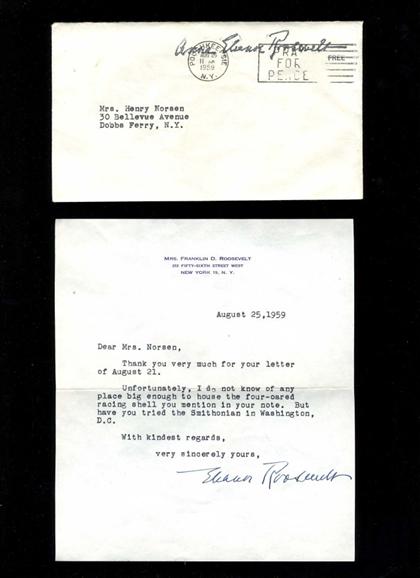 3 pieces.  Typed Letters Signed.