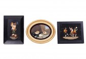 3 PIETRA DURA STONE MOSAIC FRA