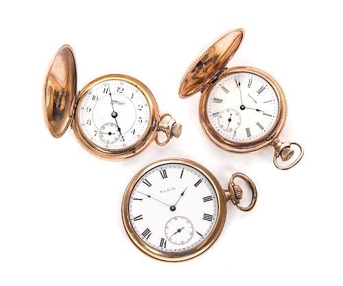 3 POCKET WATCHES KNIGHTS PYTHIAS