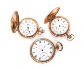 3 POCKET WATCHES KNIGHTS PYTHI