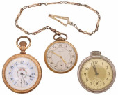 (3) POCKET WATCHES, WALTHAM, H