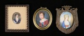 3 PORTRAIT MINIATURES INCLUDIN