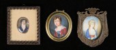 3 PORTRAIT MINIATURES INCLUDIN