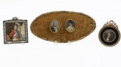3 PORTRAIT MINIATURES OF NAPOL
