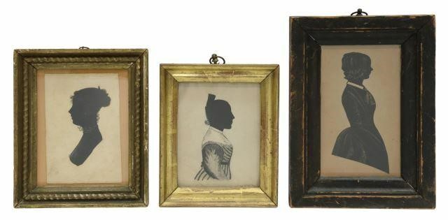 (3) PORTRAIT SILHOUETTES, INCL.
