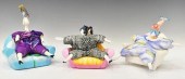 (3) POUPEE MILLET CERAMIC ART