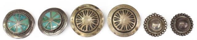 (3 PR) NATIVE AMERICAN SILVER &