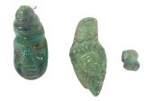3 PRE-COLOMBIAN MAYAN OLMEC JA